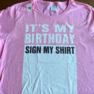 NWOT Birthday T-shirt
